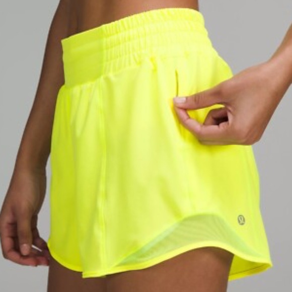 Lululemon Hotty Hot Shorts Electric Lemon Yellow Size Small - Picture 6 of 11